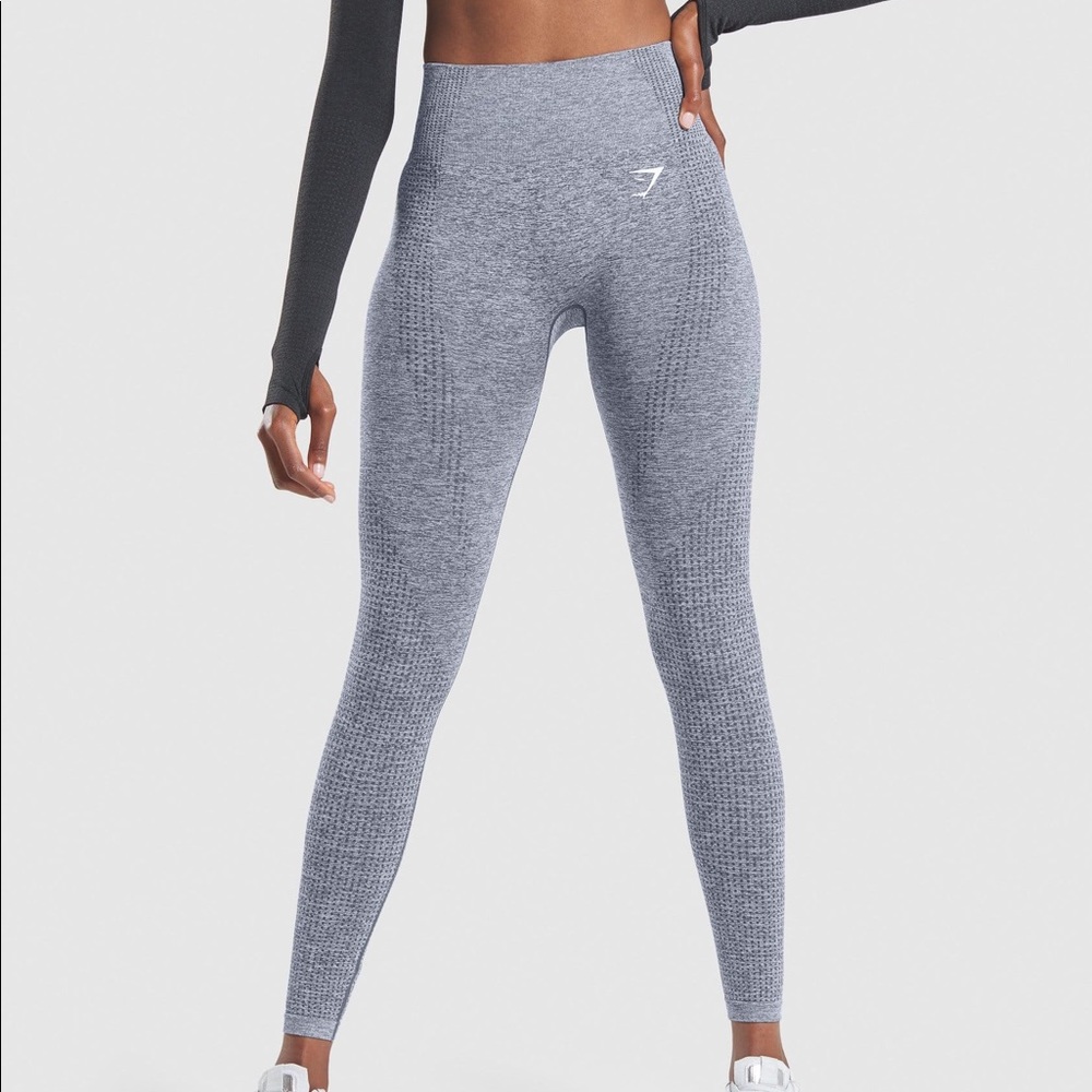 OG Vital Seamless Legging in Steel Blue Marl